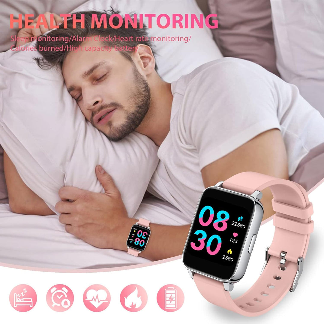 SUPBRO Smartwatch, 1.69 Zoll HD Voll Touchscreen Fitness Tracker Uhr, IP67 Wasserdicht Fitnessuhr mi