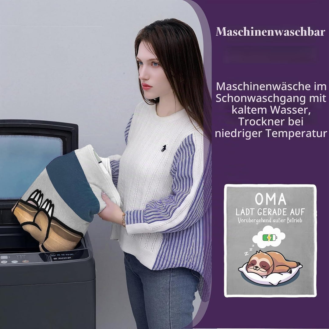 Geschenke für Oma - Kuscheldecke Beste Oma Geschenk, Geburtstagsgeschenk Geburtstag Muttertagsgesche