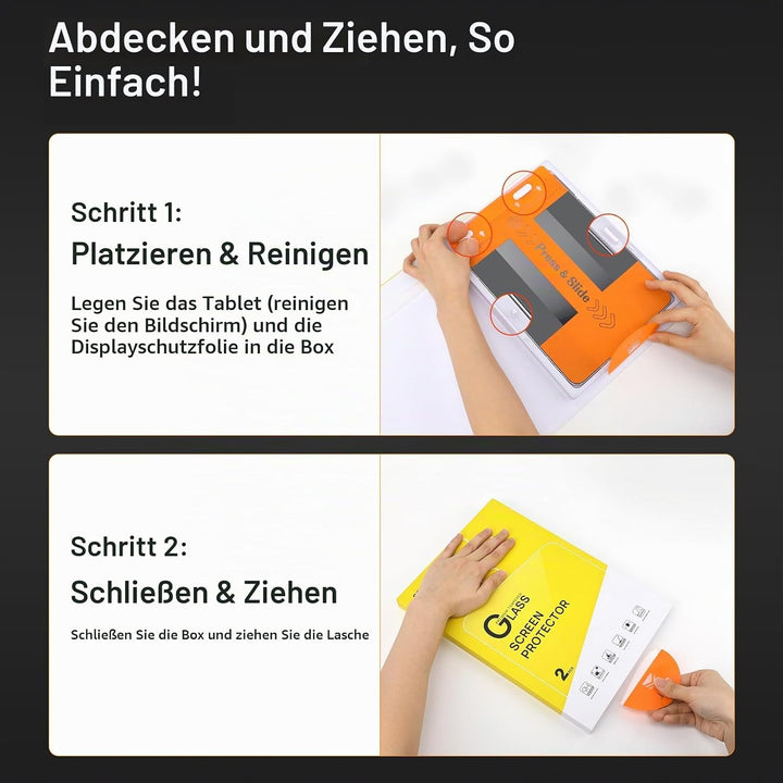 SPARIN 2 Stück Panzer Schutz Glas für iPad Pro 13 Zoll M4 (2024) Schutzfolie, Auto-Installation, Dis