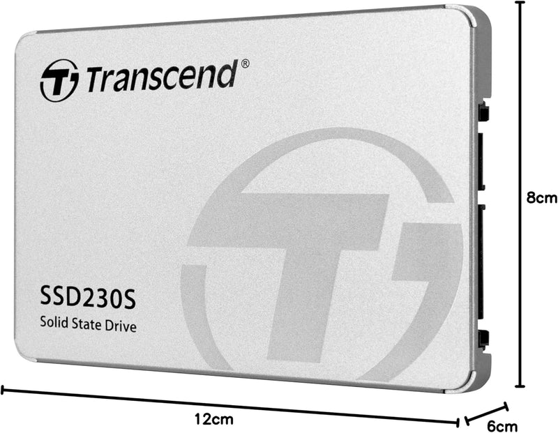 Transcend 256GB SATA III 6Gb/s interne 2.5” SSD (HDD) für Aufrüstung von Desktop-PCs, Laptops, Noteb