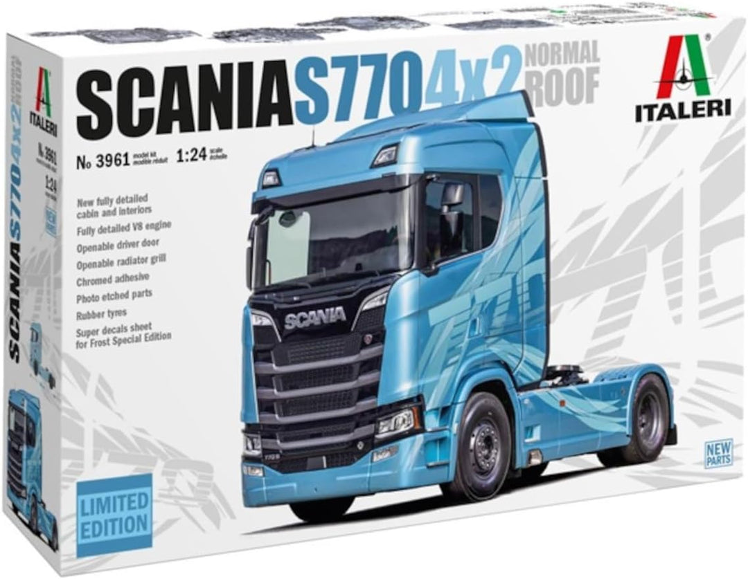 Italeri 3961 1:24 Scania 770 4x2 Normal Roof - Modellbau, Bausatz, Standmodellbau, Basteln, Hobby, K