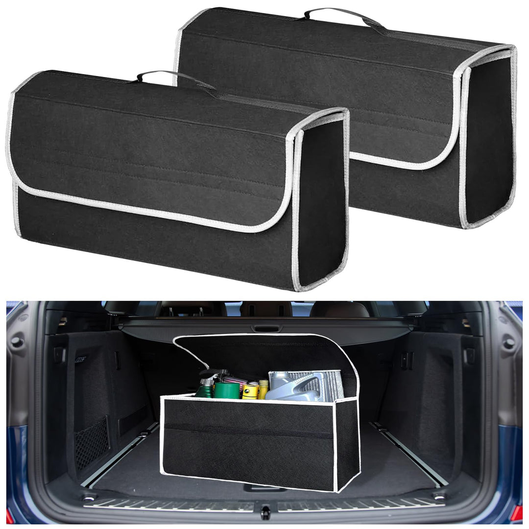 Auto Kofferraum Organizer, Rutschfester & Faltbarer Filz-Organizer, Kfz Box Kofferraum Toolbag Geeig