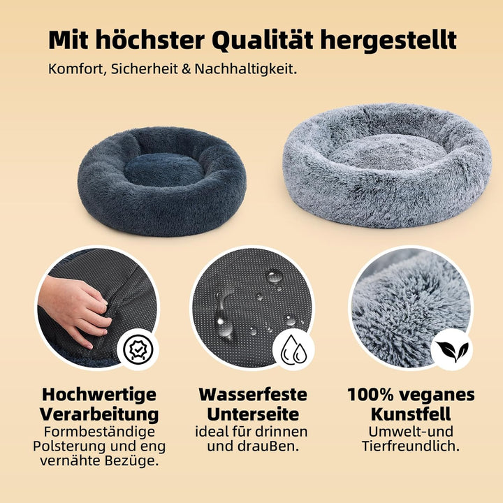 Hundebett Katzenbett Waschbar flauschig orthopädische Hundebetten grosse und kleine Hunde Katzenschl