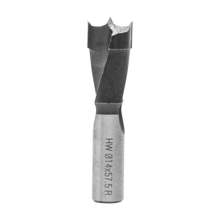 ENT 22130 Dübelbohrer HW, Schaft (S) 10 mm, Durchmesser (D) 14 mm, NL 27 mm, SL 27 mm, L 57,5 mm, Re