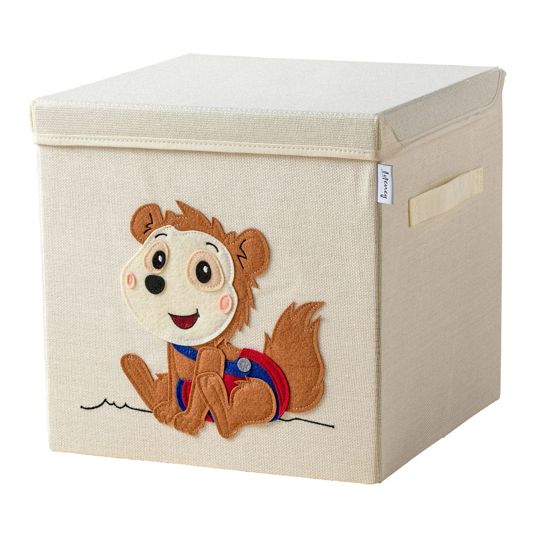 LIFENEY meets Bobo Siebenschläfer Aufbewahrungsbox mit Deckel für Kinder – Box mit dem kultigen Sieb