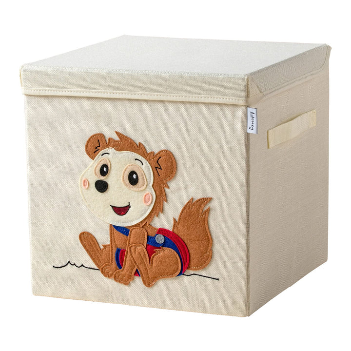 LIFENEY meets Bobo Siebenschläfer Aufbewahrungsbox mit Deckel für Kinder – Box mit dem kultigen Sieb