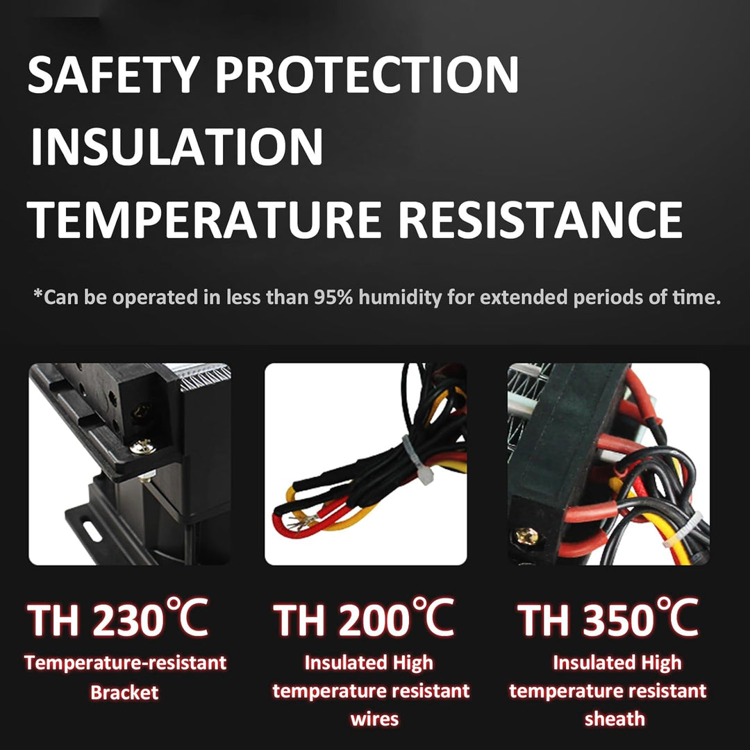 PTC-Heizelement 220V 1500W PTC-Keramik-Luftheizgerät, Elektrisch isolierte Keramik-Thermostat-Hochle