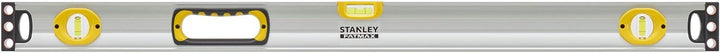Stanley FatMax Wasserwaage II (90 cm Länge, 1 horizontale/2 vertikale Libellen, Hohlprofil, Aluminiu