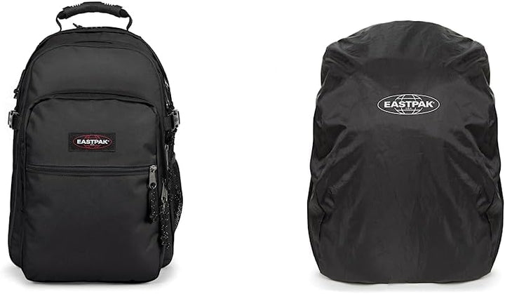 EASTPAK Tutor Rucksack, Schwarz (Schwarz) & Cory Rucksack Regenschutz, Schwarz (Black)