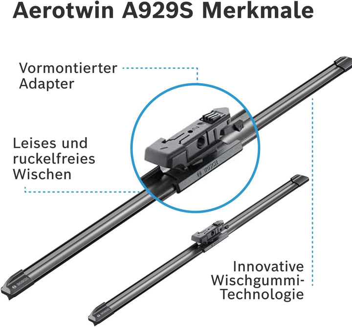 Bosch 3 397 118 929 Scheibenwischer Aerotwin A929S, Scheibenwischer Aerotwin A929S