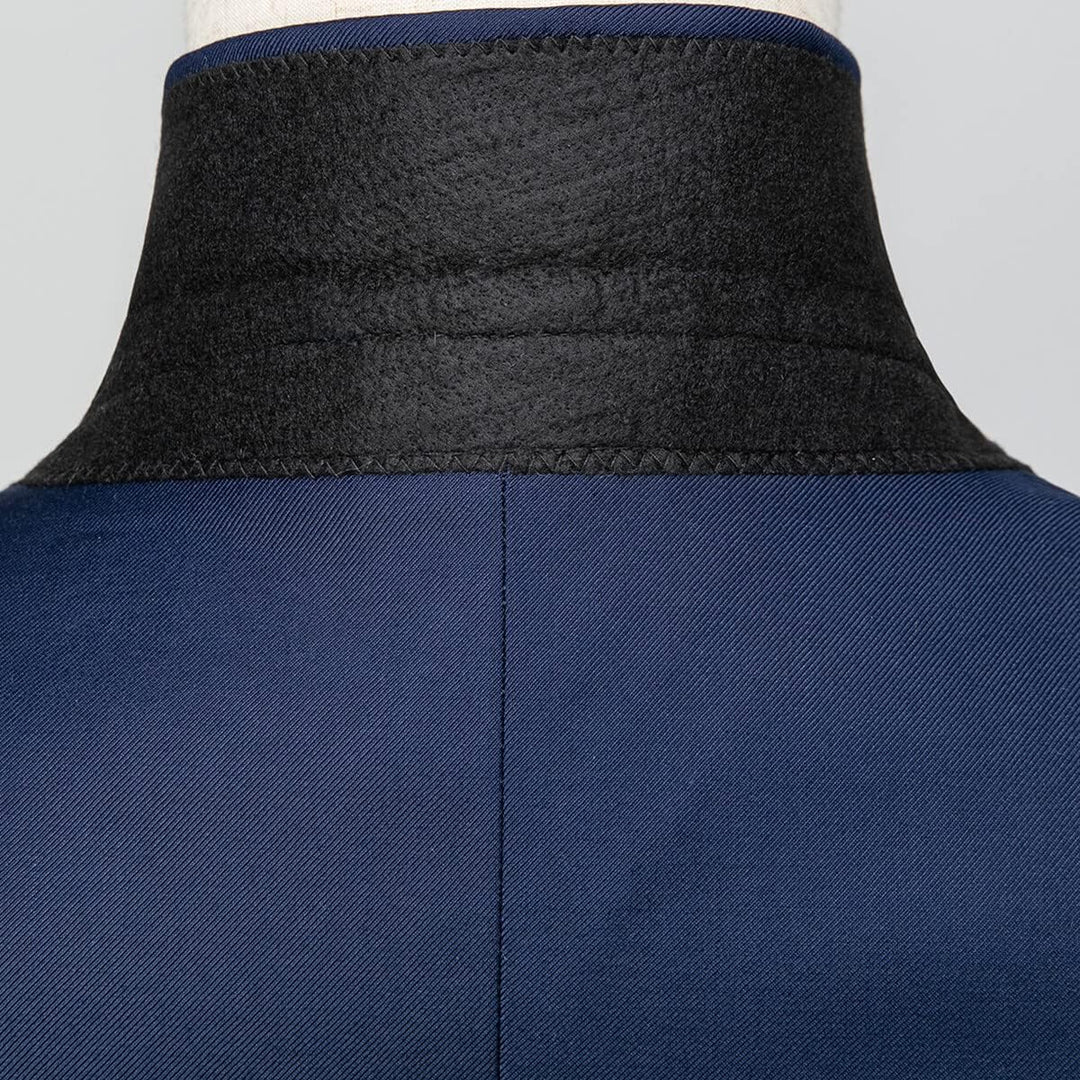 Allthemen Herren Anzug 3-teilig Slim Fit Einreihig Zwei Knöpfe Hochzeit Smoking Anzug Blazer Weste H