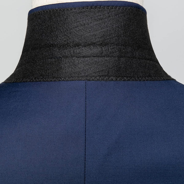 Allthemen Herren Anzug 3-teilig Slim Fit Einreihig Zwei Knöpfe Hochzeit Smoking Anzug Blazer Weste H