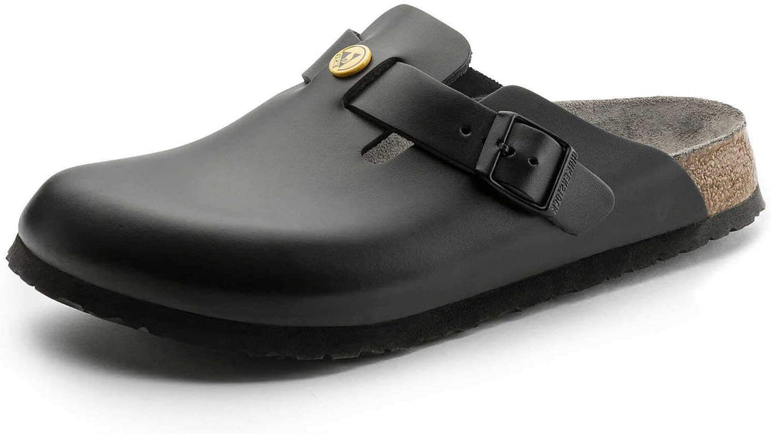 BIRKENSTOCK Herren Clogs Boston ESD, Schwarz