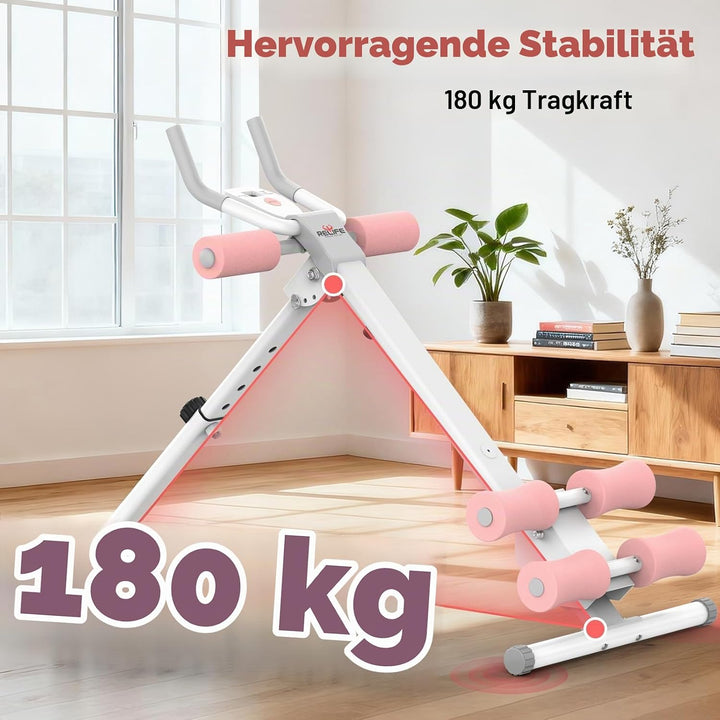 RELIFE REBUILD YOUR LIFE Bauchmuskel Trainer Bauch Trainingsgerät Bauchtrainer für Zuhause AB-Workou