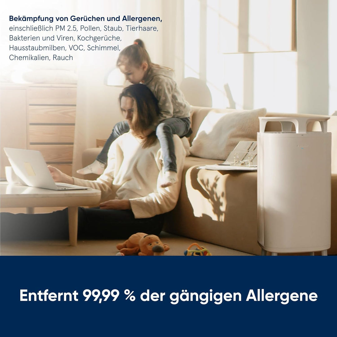 Blueair Luftreiniger DustMagnet 5210i HEPA Silent Air Purifier, Luftwäscher für bis zu 48m², Weiss 5