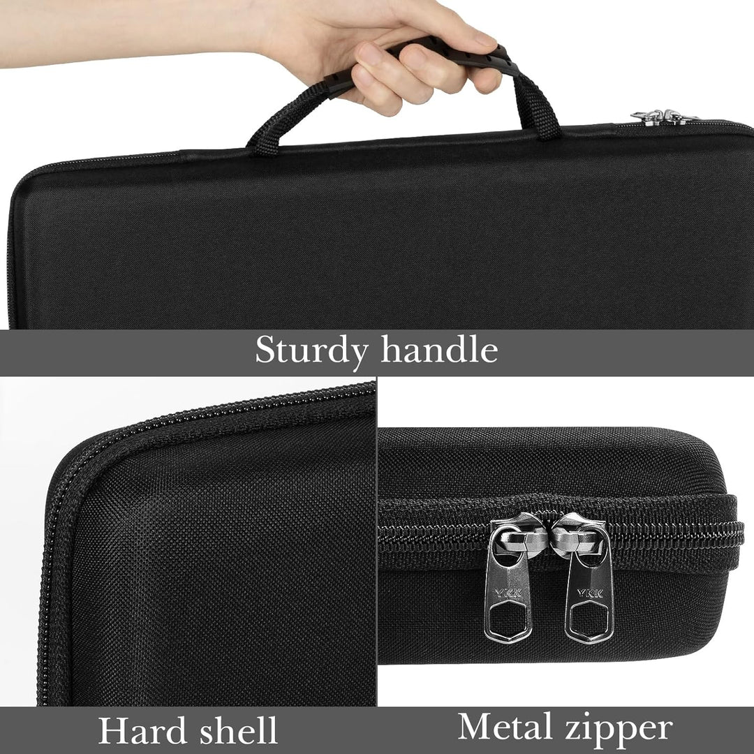 Linkidea Hartschalen-Reiseetui für kompakte 90 % - 96 % Tastatur, Computer mit 100 Tasten, kabellose