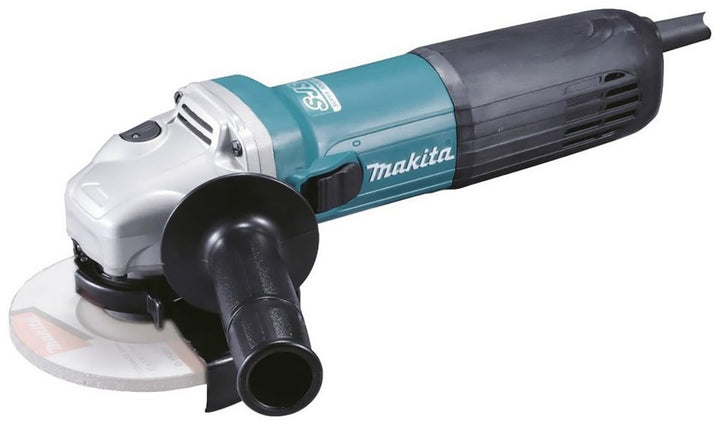 Makita GA5040RZ1 Winkelschleifer 125 mm, 1.100 W ohne Superflansch, Blau Basismodell ohne