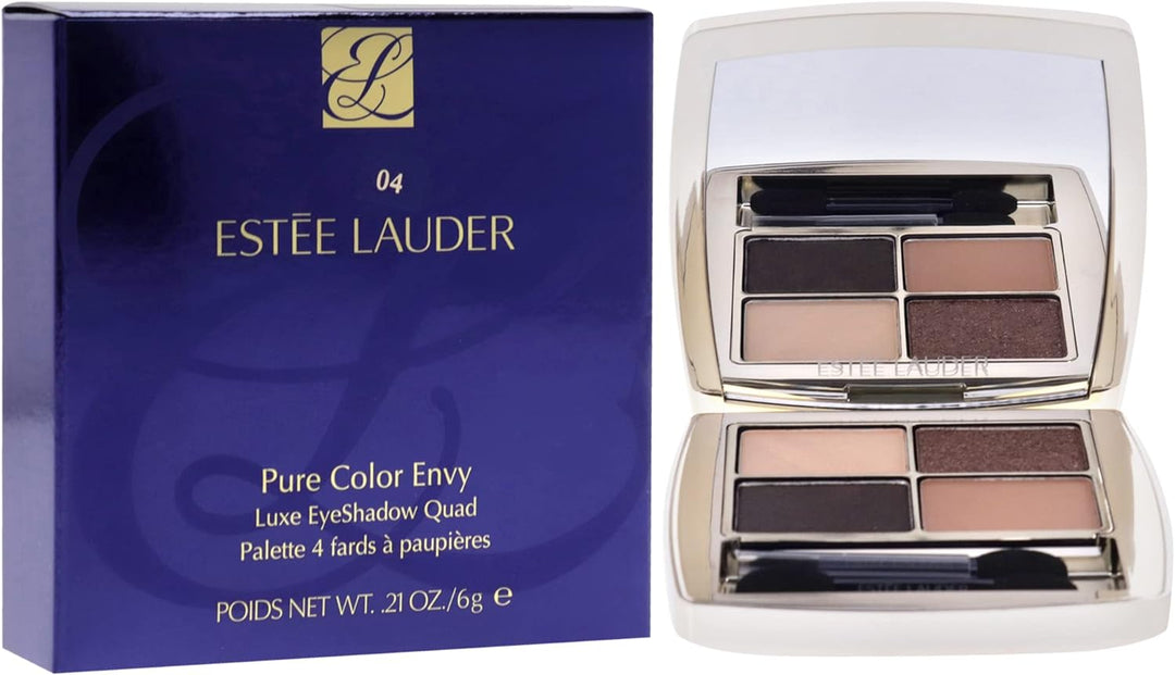Estée Lauder Damen Pure Color Envy Luxe Eyesadow Quad Sonnenbrille, 04 Wüstenteile, Einheitsgrösse,