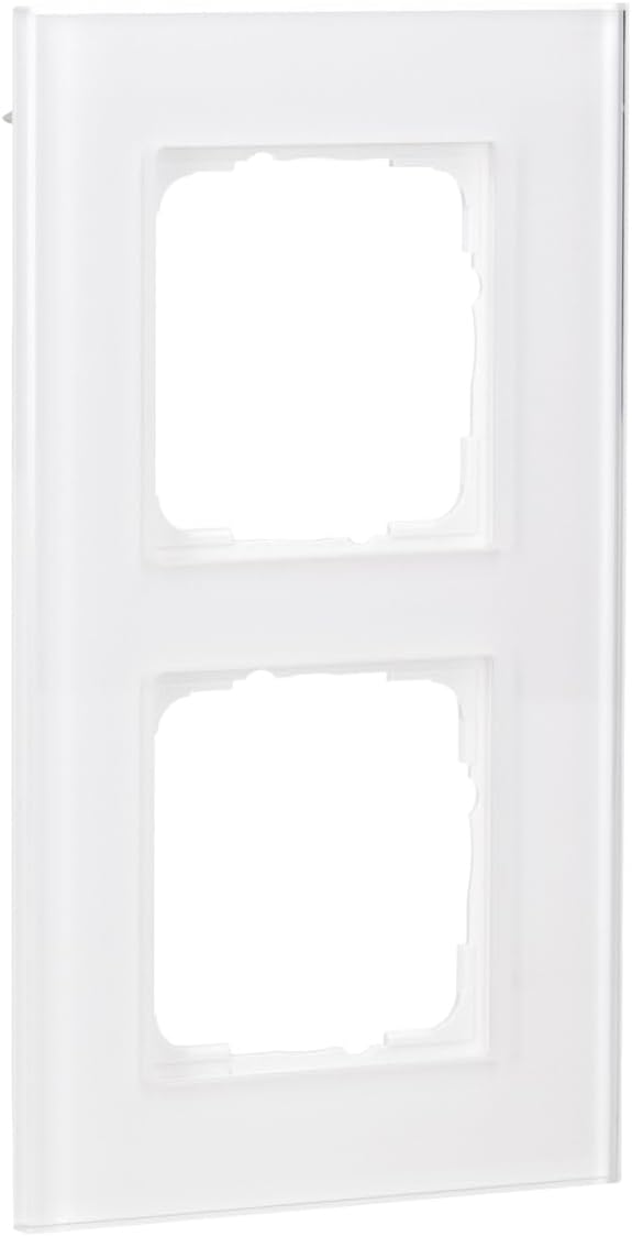 Gira 021212 021212 Rahmen 2-fach Esprit Glas, weiss Single, Single