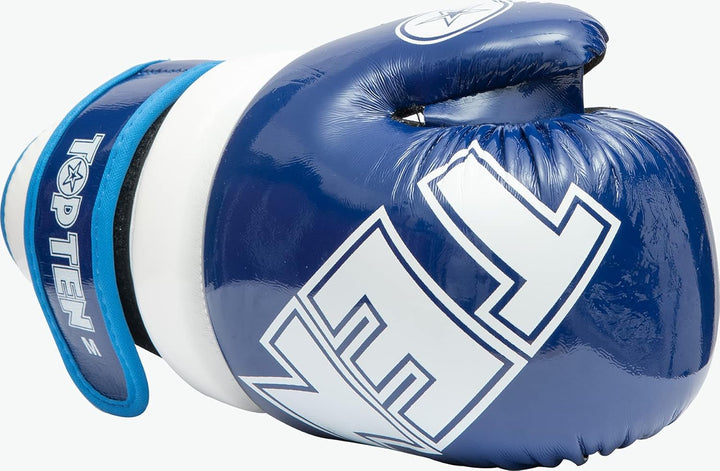 TOP TEN Pointfighter „Glossy Block“ Blau - Weiss L, Blau - Weiss L