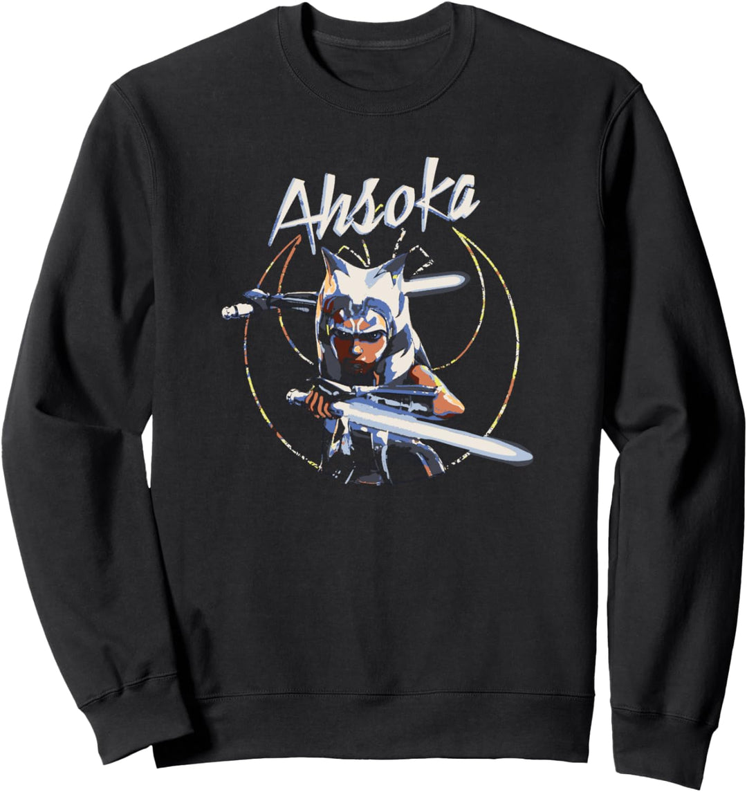 Star Wars: The Clone Wars Ahsoka Rebel Hero Rainbow Line Sweatshirt
