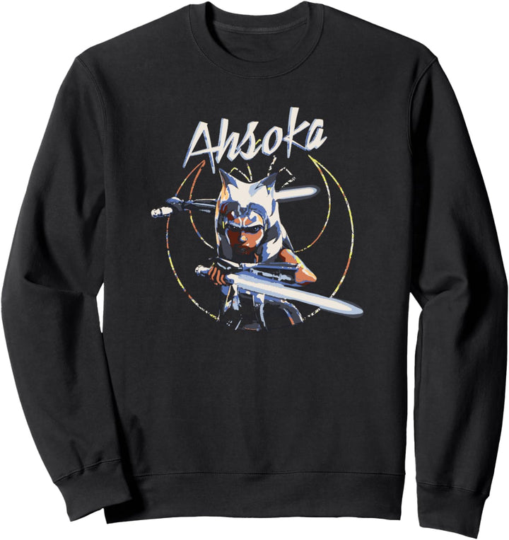 Star Wars: The Clone Wars Ahsoka Rebel Hero Rainbow Line Sweatshirt