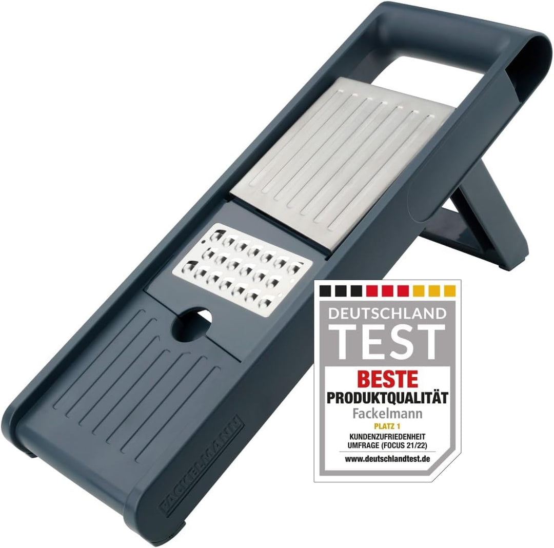 FACKELMANN Gemüsehobel #easyprepare, hochwertiger Gemüseschneider, Mandoline mit 4 verschiedenen Sch