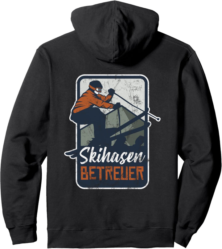 Ski Skifahren Snowboard Skifahrer Berge Skihasen Betreuer Pullover Hoodie