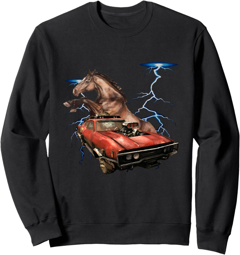 American Muscle Cars - Thunderstorm Car - Auto Mechanic Gift Sweatshirt