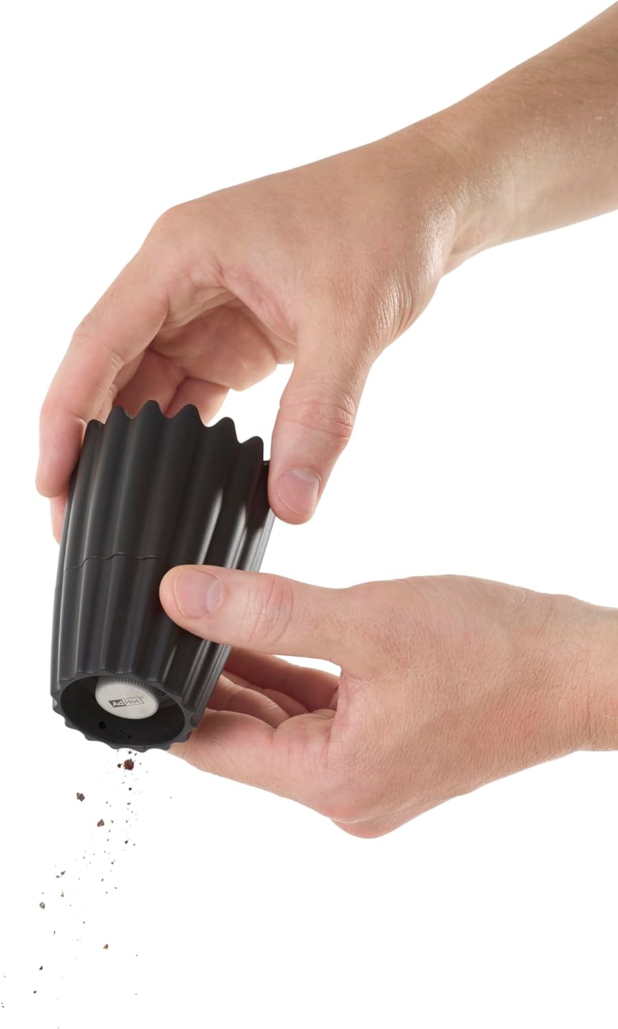 AdHoc MP905 Magnetische Doppelmühle oder 2x kleine Einzelmühle MagTwo, für Pfeffer und Salz, Keramik