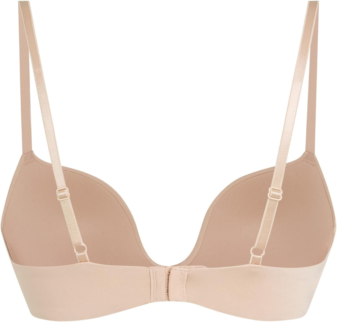 Hunkemöller Vorgeformter Push-up-Bügel-BH Deep-V, 70C Rugby Tan
