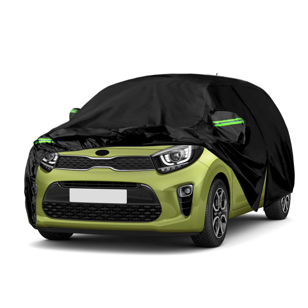 Autoabdeckung Passend für Kia Picanto 2003-2024, wasserdichte Vollgarage Autoplane mit Reissverschlu