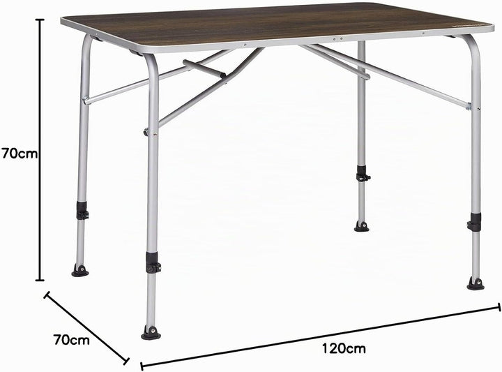BERGER Livenza Campingtisch - Klapptisch Höhenverstellbar Alu Campingtisch Klappbar Camping Tisch Ga