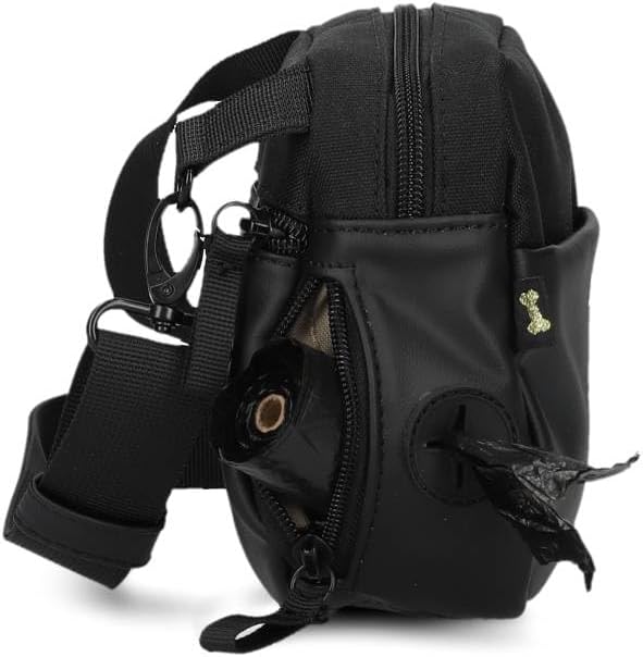 Zwei Hunde Leckerli Tasche Leo LEH50 im modernen Casual Look – Futterbeutel für Hundetraining & Gass