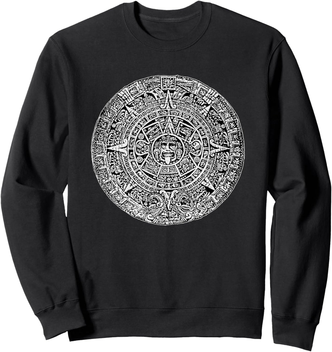 Aztekenkalender Sonnenstein mexikanischer Maya-Kalender Azteca Sweatshirt