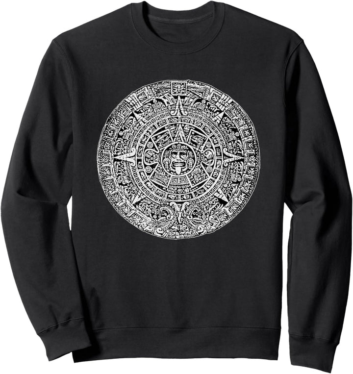 Aztekenkalender Sonnenstein mexikanischer Maya-Kalender Azteca Sweatshirt