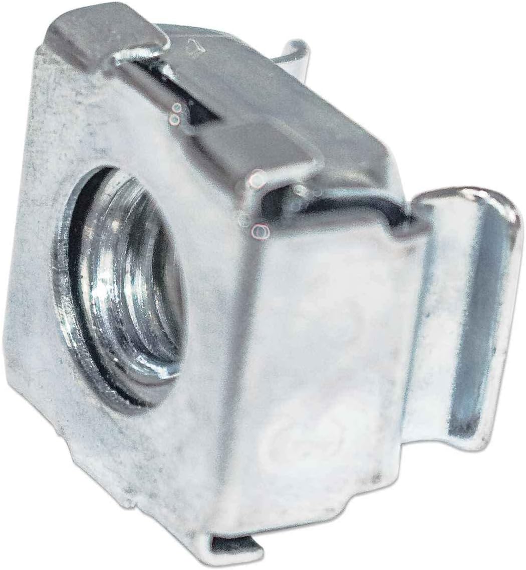 intellinet Schraubensatz 100er Pack bestehend aus 100 x M6 Kaefigmuttern 100 x M6 Schrauben 100 x Ku