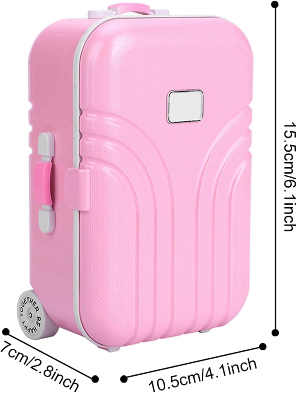 Mini-Kofferspielzeug, Mädchenliebe Plastik Spielzeug für Kinder, Compact Design, Pink, für Kleinkind