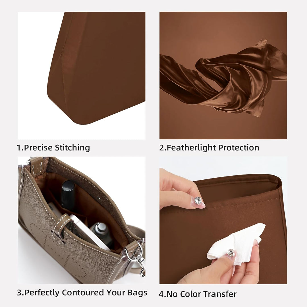 DGAZ Seide Organizer Tasche für Evelyne TPM/PM/GM/TGM Taschen, Luxus-Handtasche & Tote Organizer, Ei