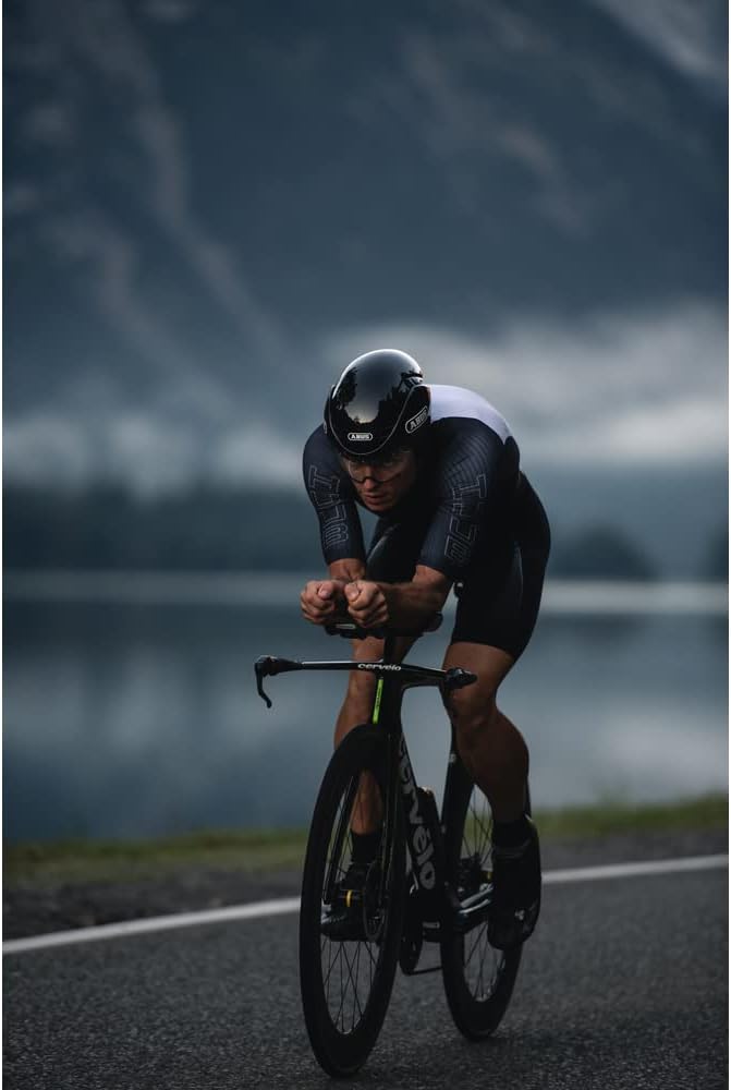 ABUS Zeitfahrhelm GameChanger TT - Aerodynamischer Fahrradhelm mit optimalen Ventilationseigenschaft