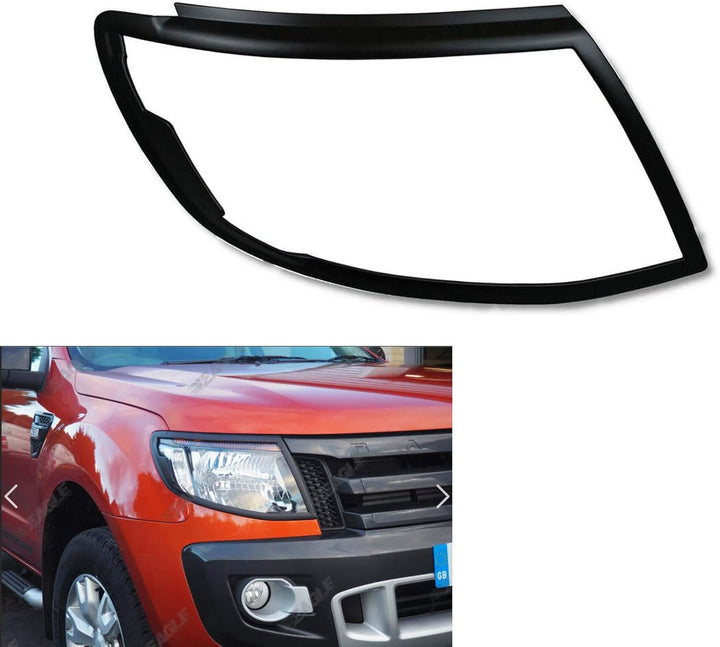 JHCHAN Scheinwerfer Rücklichtabdeckung für Ford Ranger T6 2012-2014 Raptor Limited Tremor XL XLT XLS