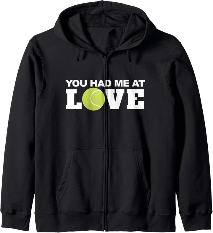 You had me at love Tennis Kapuzenjacke