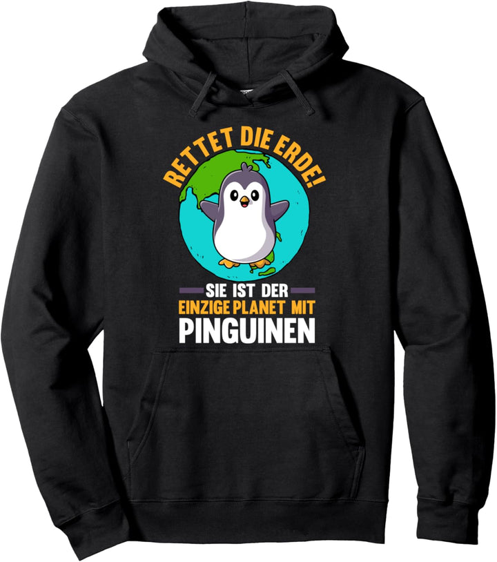 Umweltschutz Pinguine Pinguin Pullover Hoodie