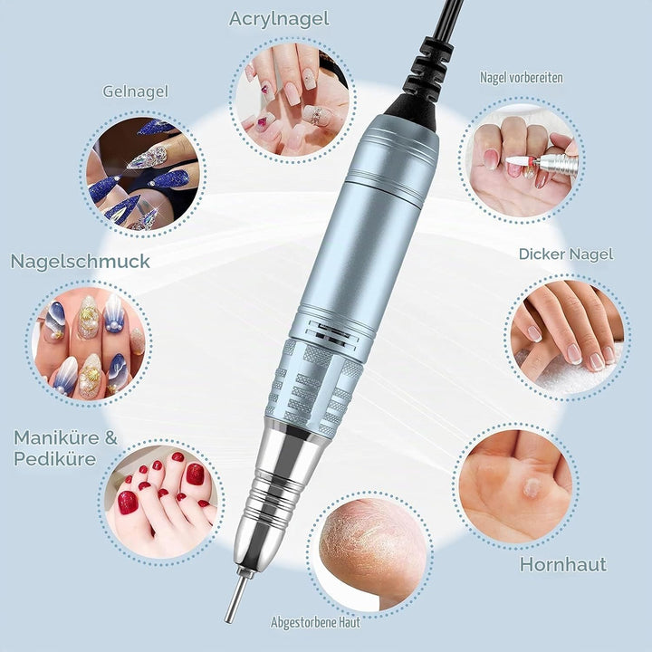 Madenia Elektrische Nagelfräser TouchPro Gelnägel 35000 U Min Profi Nagelfeile Elektrische Maniküre