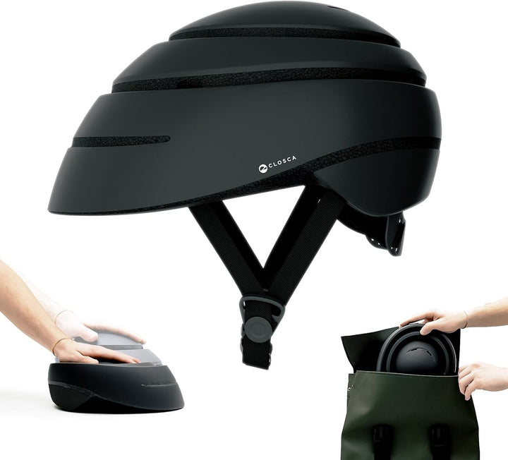 CLOSCA Faltbarer Helm.Fahrradhelm für Erwachsene. Fahrradhelm und Rollerhelm Zertifiziert. Pendlerhe