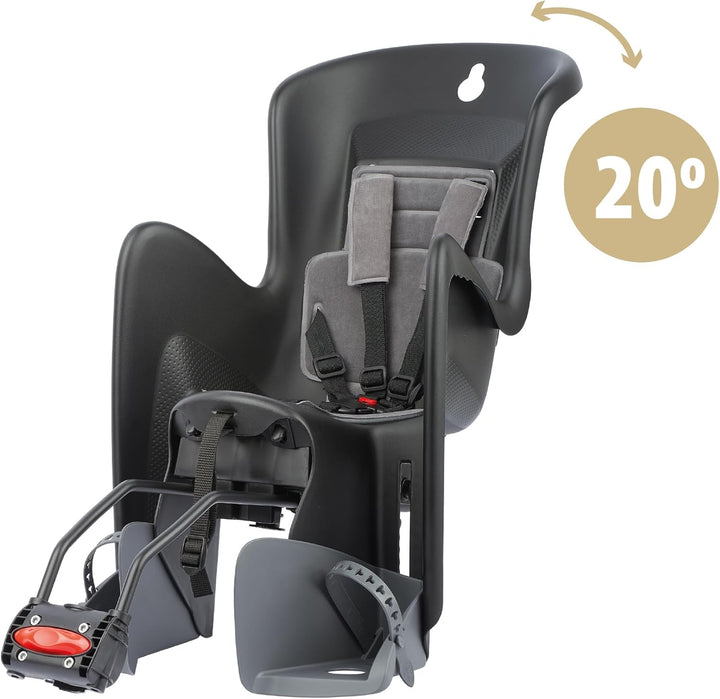 Polisport Kinder Bilby Sitz – Grau Schwarz, Schwarz