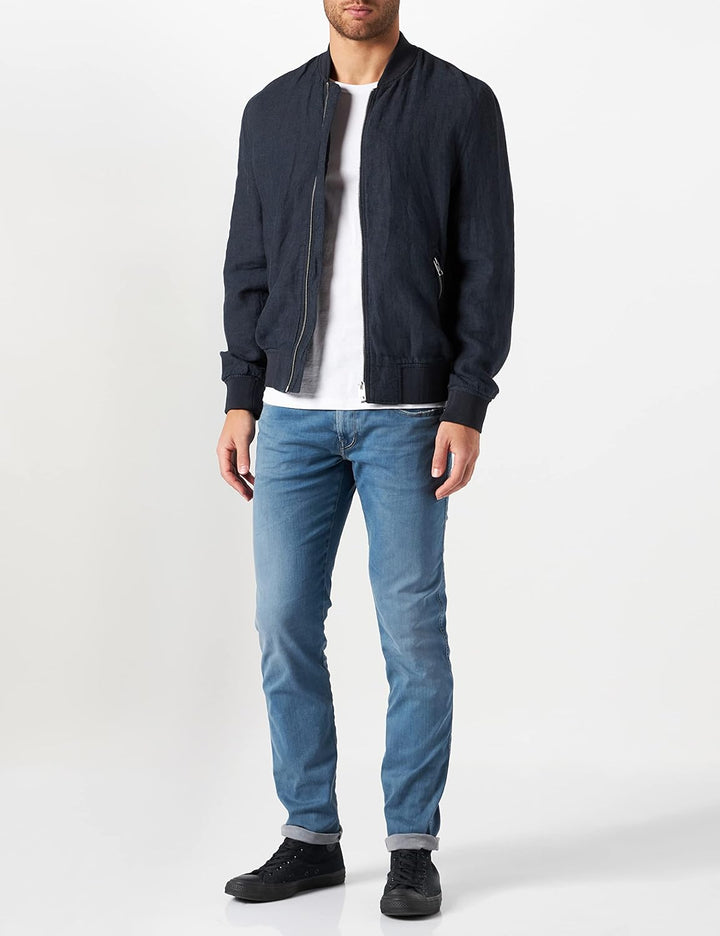 Replay Herren Jeans Anbass Slim-Fit mit Power Stretch 36W / 32L 94 Medium Blue, 36W / 32L 94 Medium