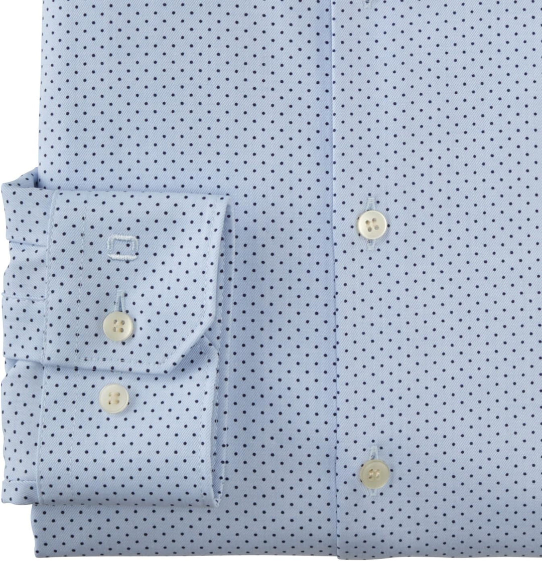 OLYMP Herren Businesshemd Langarm No.Six.24.Seven,Rotationsdruck,super Slim,Modern Kent 38 Bleu 11,