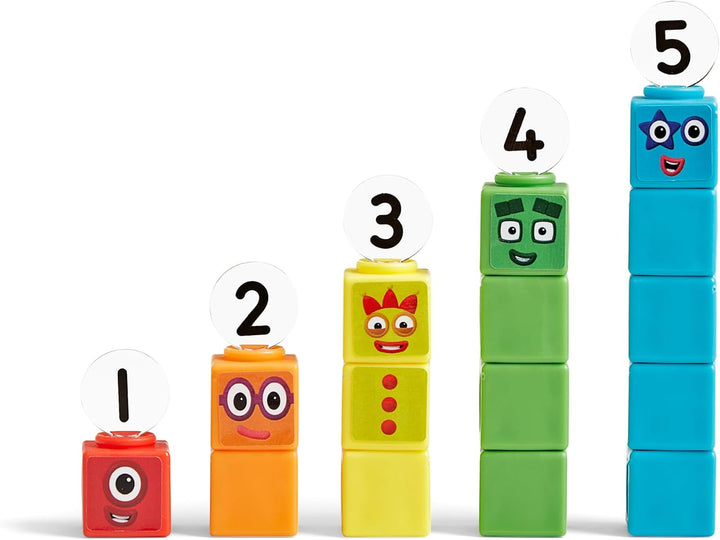 Learning Resources MathLink Würfelset Numberblocks Expresszug, Alter 3 4 5 6, Spielzüge, CBeebies Sp