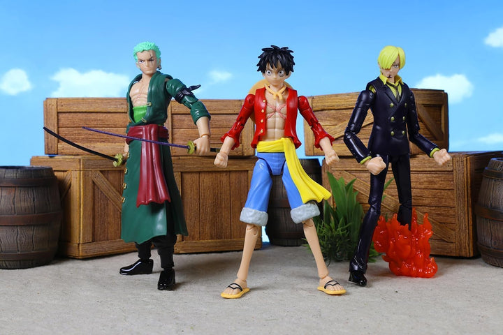 BANDAI – Anime Heroes – One Piece – Anime Heroes Figur 17 cm – Monkey D. Ruffy – 37008, Monkey D. Ru